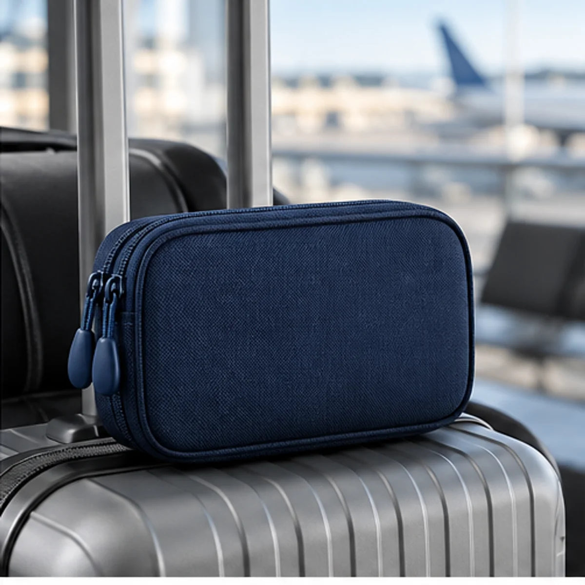 Carry-On Cable Pouch — in use