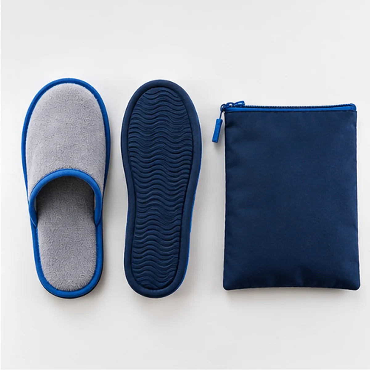 Fold-Flat Travel Slipper Pair — function